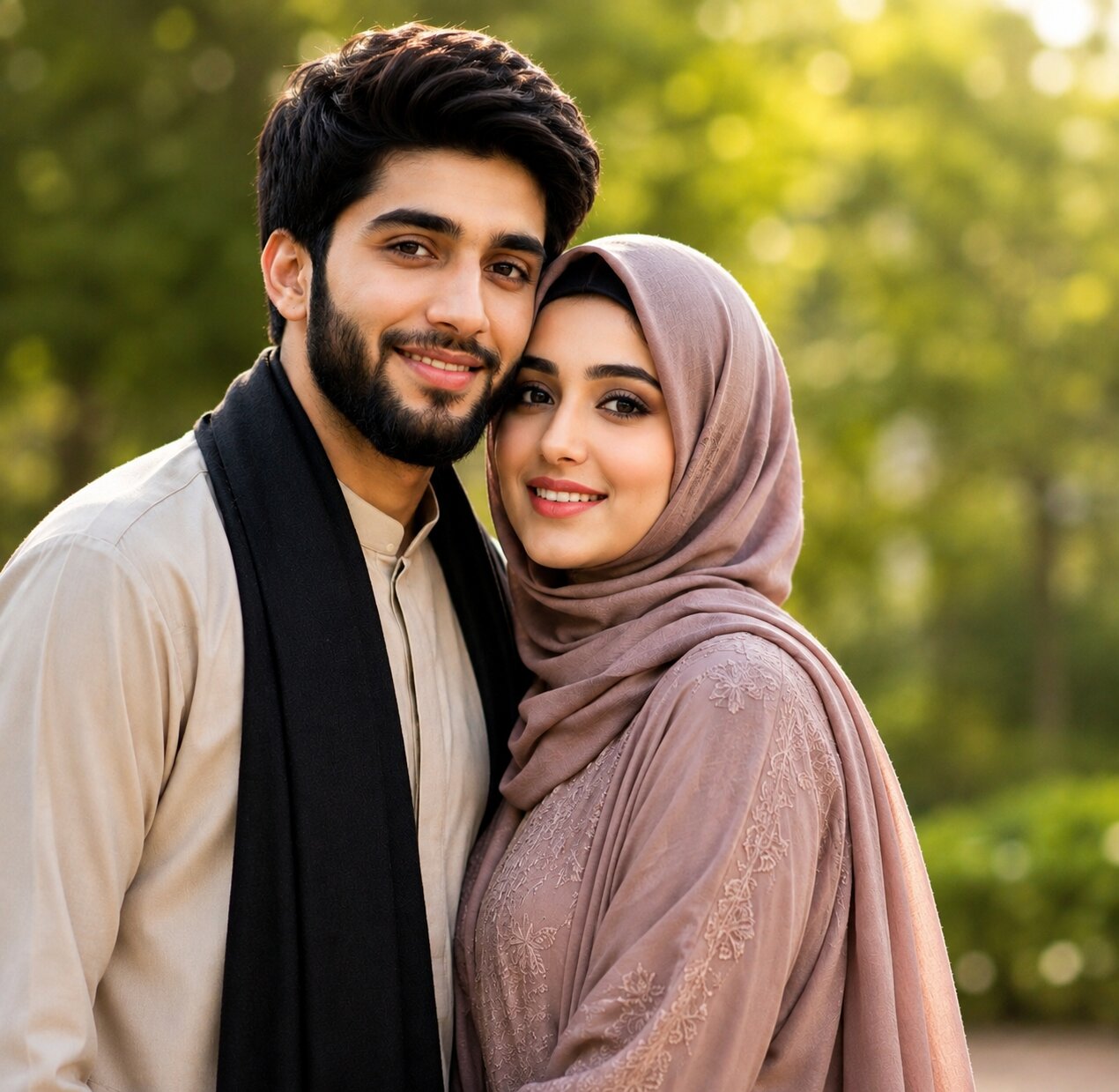 A happy Ismaili couple